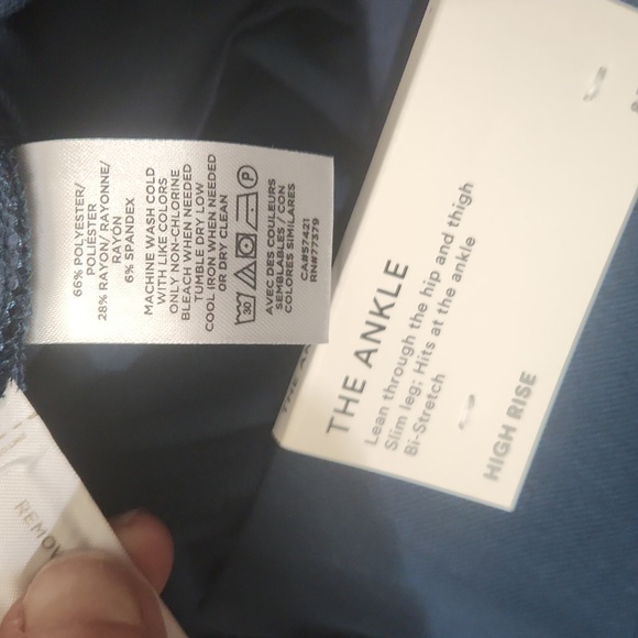 Ann Taylor Navy Blue The Ankle Pant - Picture 8 of 8